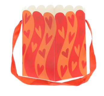 Punga carton 15x15x16cm inimi