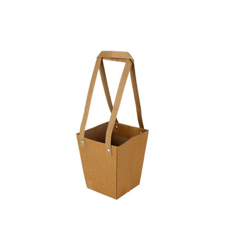 Plasa carton cu maner 13x9,5xH15cm natur