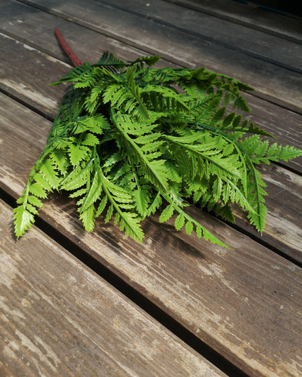 Frunze artificiale Leatherfern verde deschis