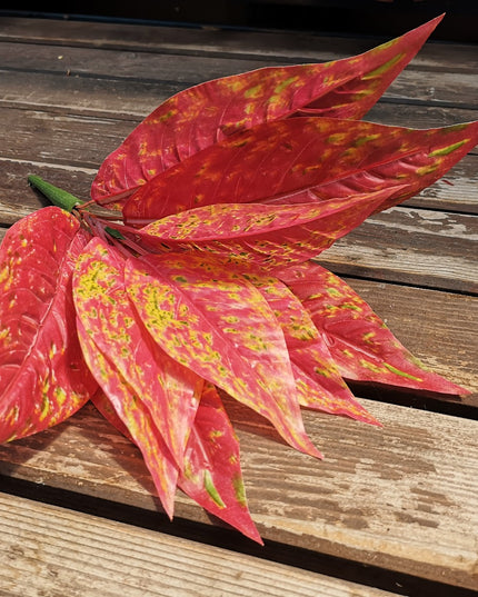 Frunze artificiale Aglaonema rosie