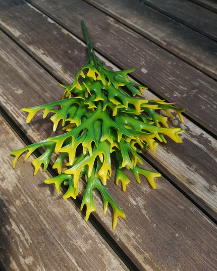 Frunze artificiale Platycerium galben