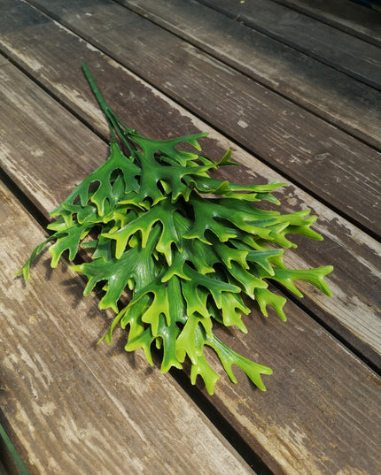 Frunze artificiale Platycerium verde