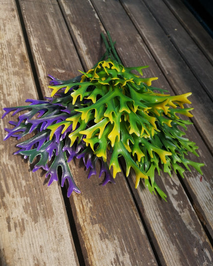 Frunze artificiale Platycerium galben