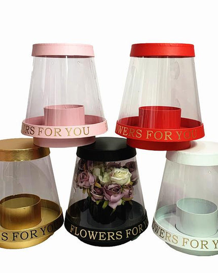 Cutie flori s1.114 alb