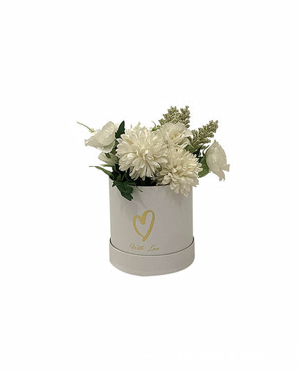 Set 6 cutii flori S6.6 alb