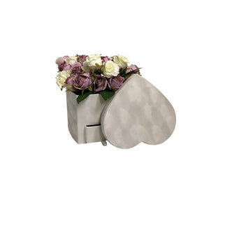 Cutie flori S1.23 alb catifea