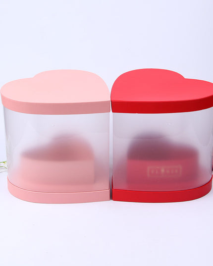 Cutie flori inima S1.35 roz