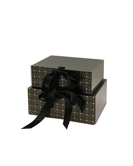 Set 2 cutii flori S2.22 negru