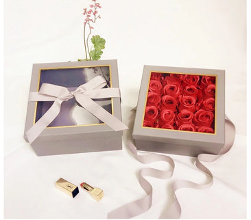 Set 2 cutii flori s2.2 gri