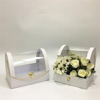 Cutie flori s2.36 alb