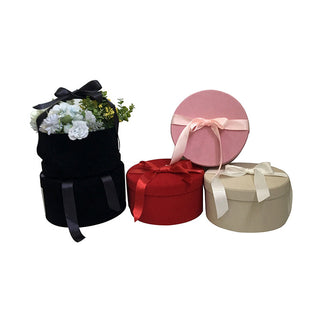 Cutie flori s2.36 catifea rosu