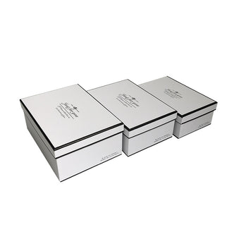 Set 3 cutii flori S3.11 alb