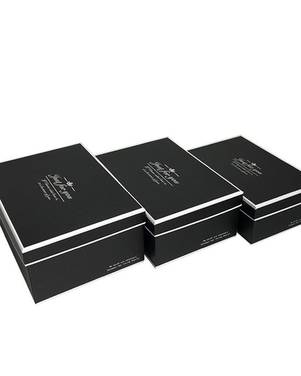 Set 3 cutii flori S3.11 negru