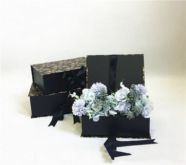 Set 3 cutii flori S3.132 negru