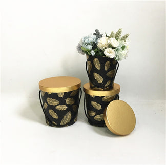 Set 3 cutii flori S3.133 negru