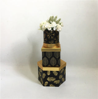 Set 3 cutii flori S3.134 negru