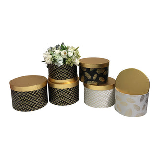 Set 3 cutii flori S3.137 alb