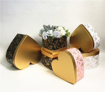 Set 3 cutii flori S3.138 alb