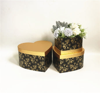 Set 3 cutii flori S3.138 negru