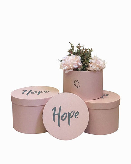 Set 3 cutii flori S3.146 roz