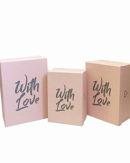 Set 3 cutii flori S3.147 roz