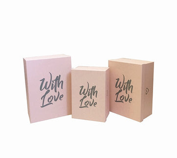 Set 3 cutii flori S3.147 roz