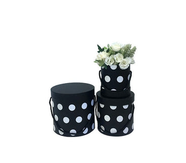 Set 3 cutii flori S3.148 negru