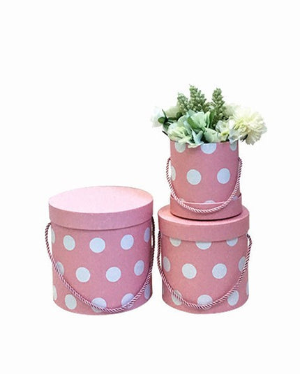 Set 3 cutii flori S3.148 roz