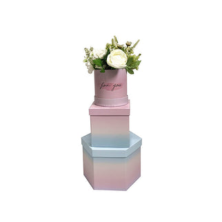 Cutie flori s3.187 roz degrade