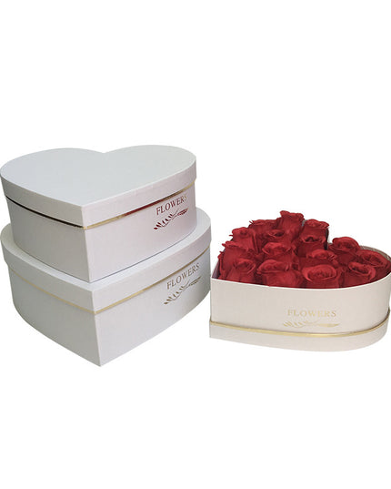 Set 3 cutii flori S3.21 alb