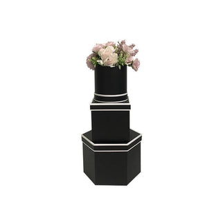 Set 3 cutii flori S3.85 negru