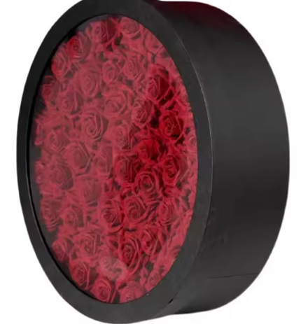 Set 3 cutii flori S3.89 negru "101 Trandafiri"