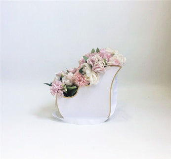 Set 2 cutii flori S2.13 alb