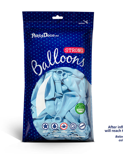 Baloane latex 30cm babyblue S/100
