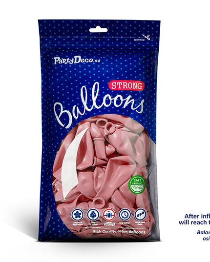 Baloane latex 30cm pastel baby pink s/100