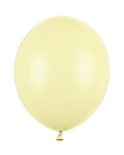 Baloane latex 30cm pastel light yellow s/100