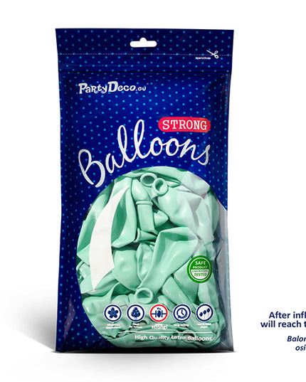 Baloane latex 30cm pastel light mint s/100