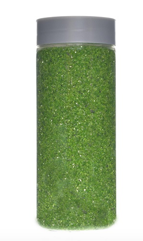 Nisip decorativ sclipici 475ml verde