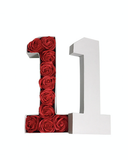 CUTIE FLORI CIFRA 1 ALB