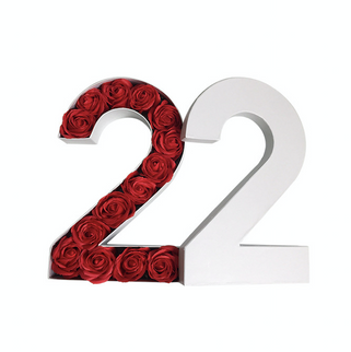 CUTIE FLORI CIFRA 2 ALB