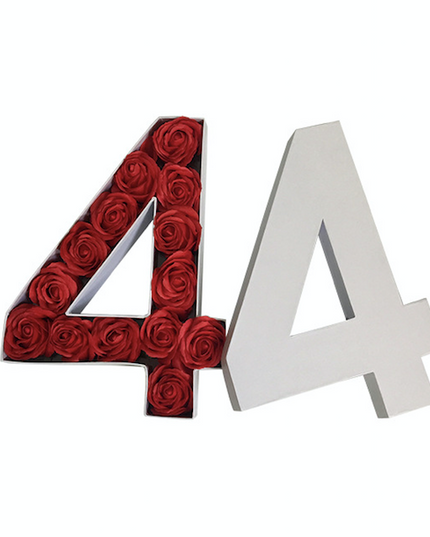 CUTIE FLORI CIFRA 4 ALB