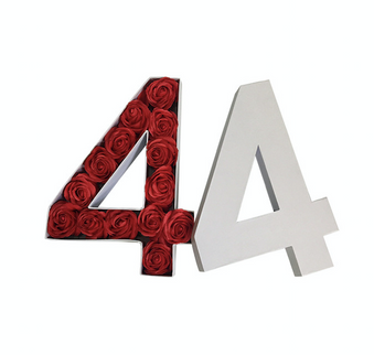 CUTIE FLORI CIFRA 4 ALB