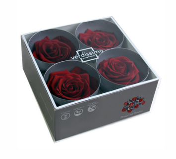 Trandafir criogenat Ø8cm burgundy