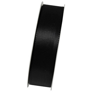 Panglica textil 25mmx50m negru