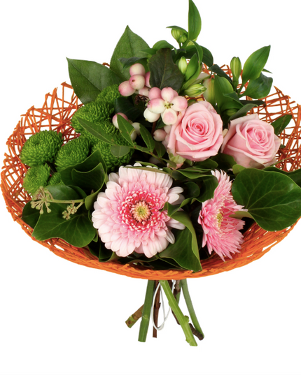 Suport buchet twist Ø20cm portocaliu S/10