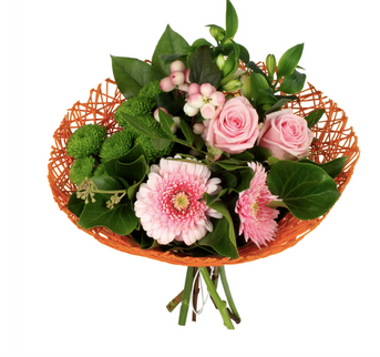 Suport buchet twist Ø20cm portocaliu S/10