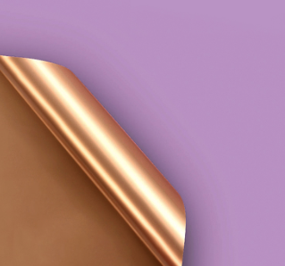 Ambalaj waterproof duo lilac si auriu