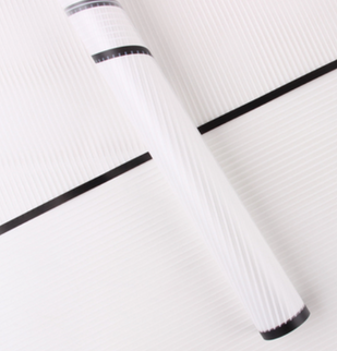 Ambalaj buchet flori waterproof 60x60cm stripes negru