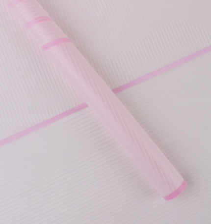 Ambalaj buchet flori waterproof 60x60cm stripes roz