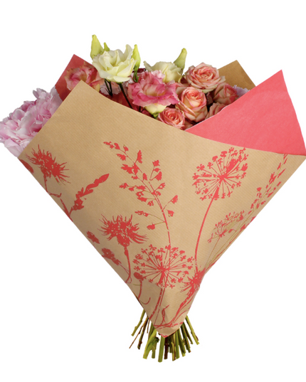 Sleeve 35x35cm S/25 Nature rosu